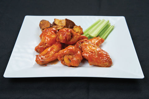 Garlic Parmesan Wings w/side of Blue Cheese